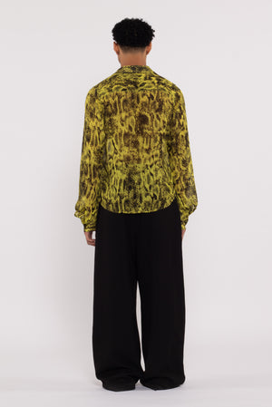 London Yellow Snake Shirt