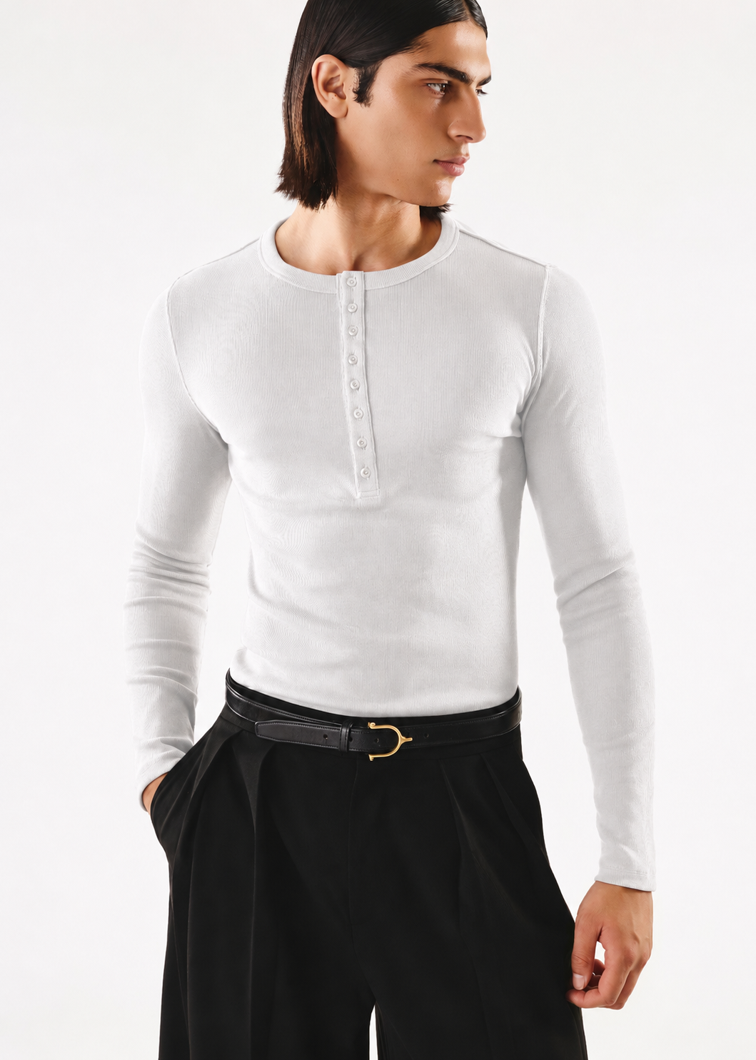 OBEN LONG SLEEVE IVORY