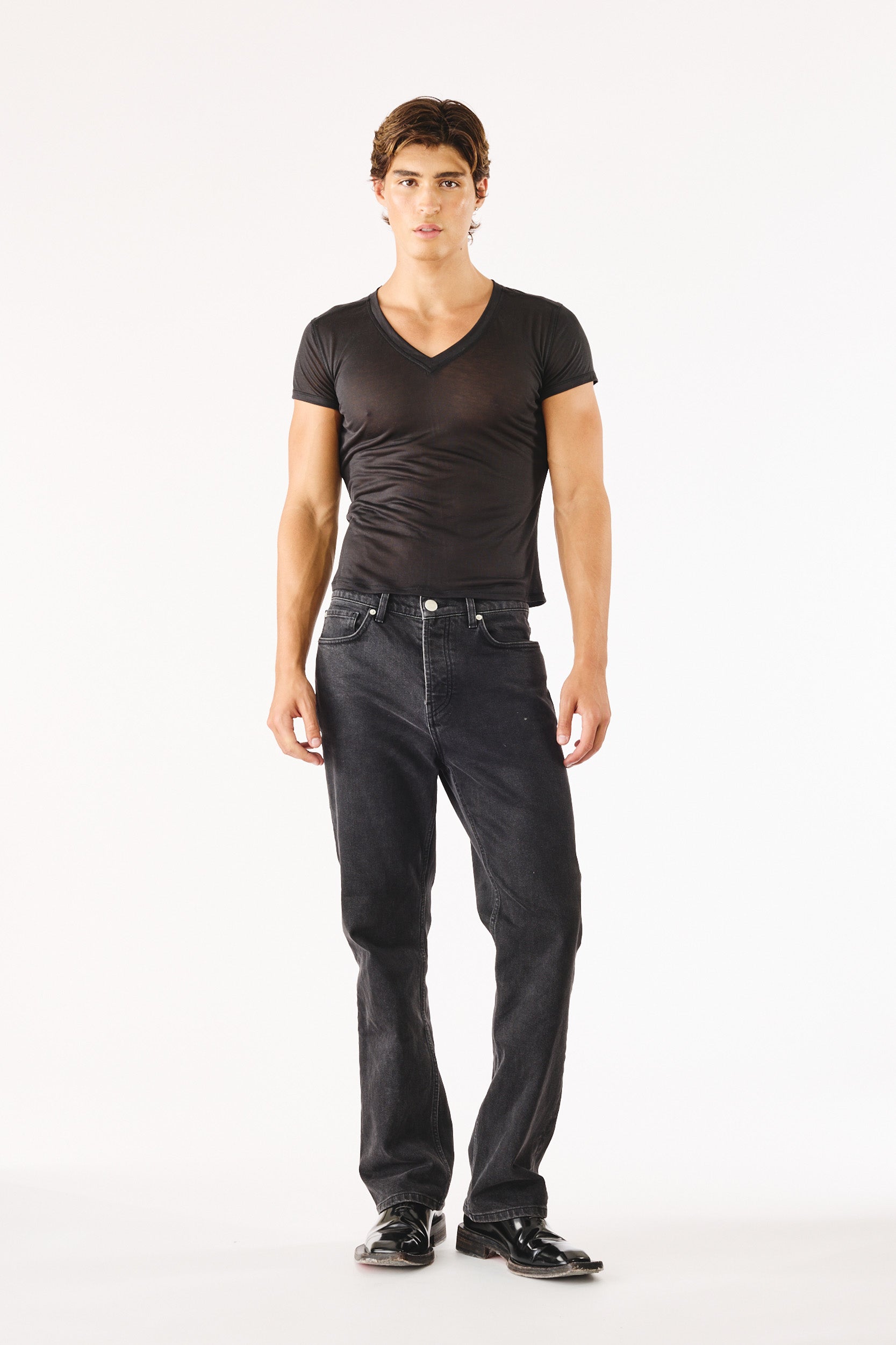 John Denim Pant Washed Black