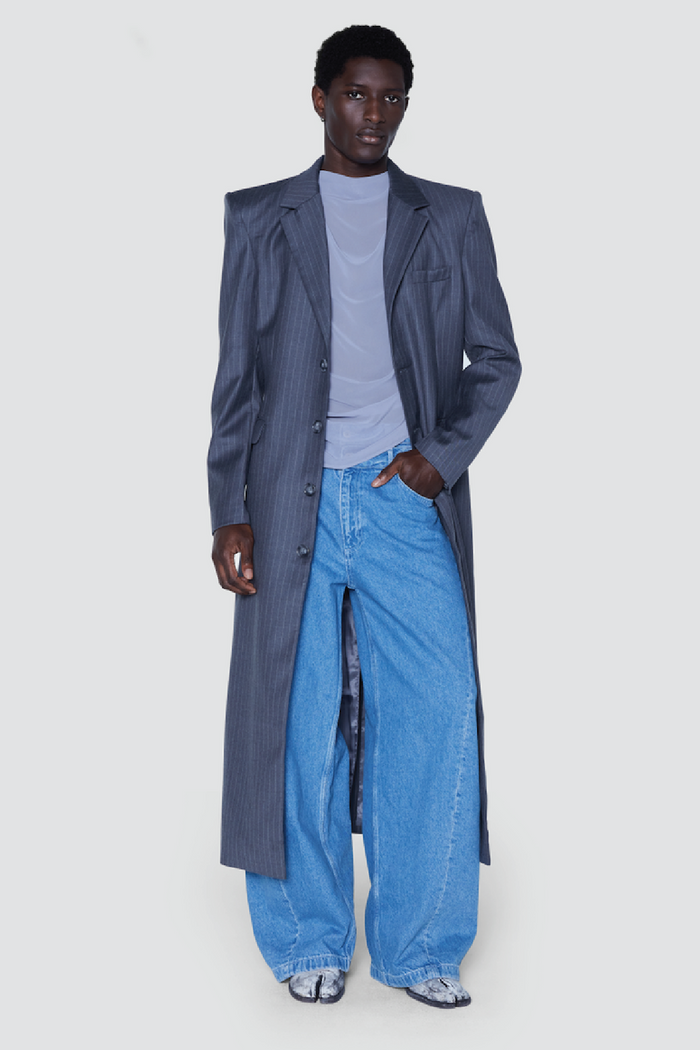 Levi Longline Blazer Grey