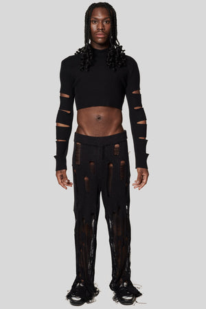 
            
                Load image into Gallery viewer, West Knit Pants Black
            
        