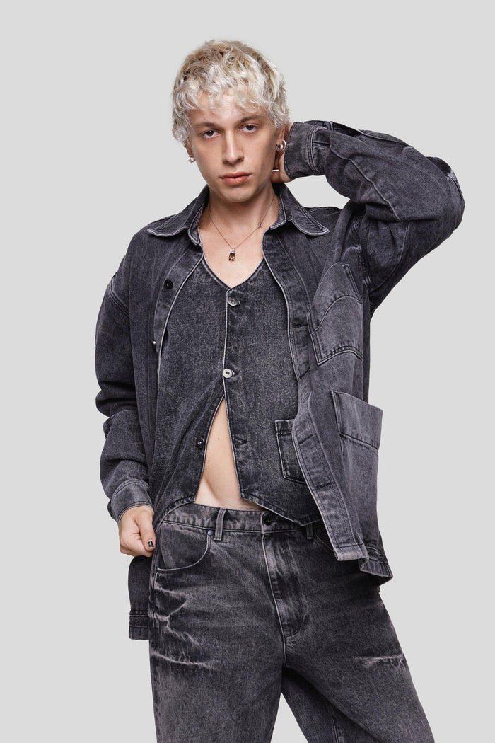 August Acid Wash Jacket