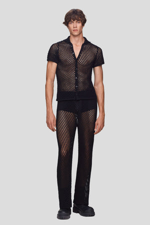 
            
                Load image into Gallery viewer, Paige Crochet Tee Black
            
        