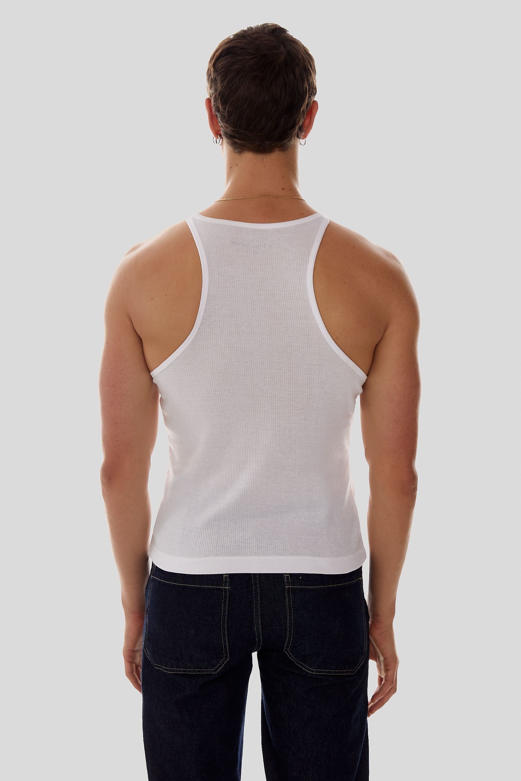 Dax Tank White